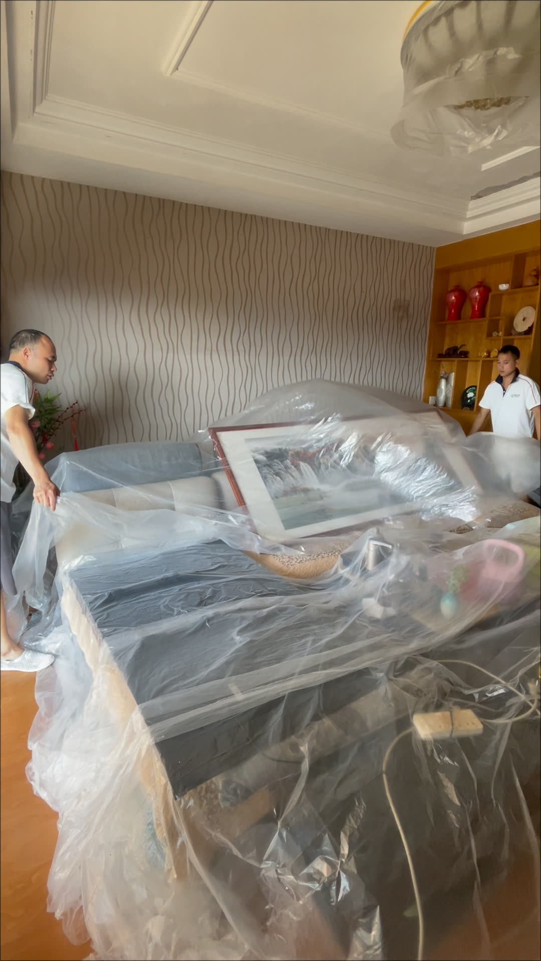 家具保护施工现场 1